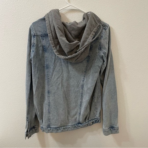 Cotton on Jean jacket hoodie blue small - Picture 4 of 4